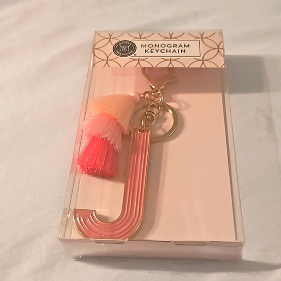 Monogram Keychain J letter New in box - Picture 1 of 3